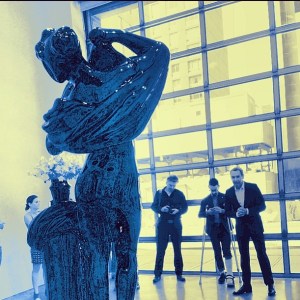 Jeff Koons as the tour guide, June 26 2013