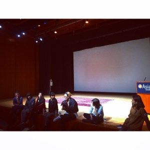 hosting a panel at the field meeting in asia society